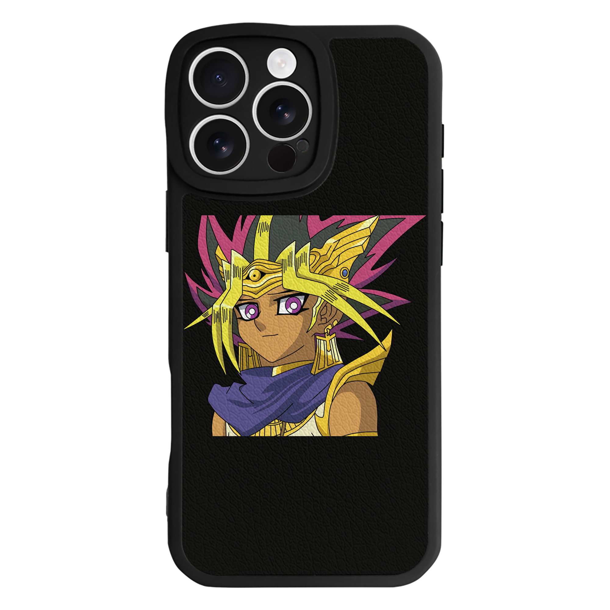 遊☆戯☆王 Yu-Gi-Oh! 【iPhone 16シリーズ対応】シリコンスマホケース（レザー調） 材質：シリコン